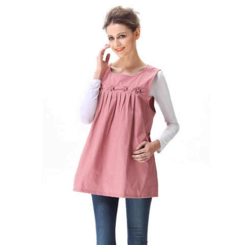 Picture of Maternity Dress with Radiation Shielding, 8900610, Pink,Protect You and Your Baby!