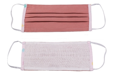 Picture of RF Radiation Shielding Respirator, 50% Silver Blend Fabric with Cotton Lining, 8901221, Pink